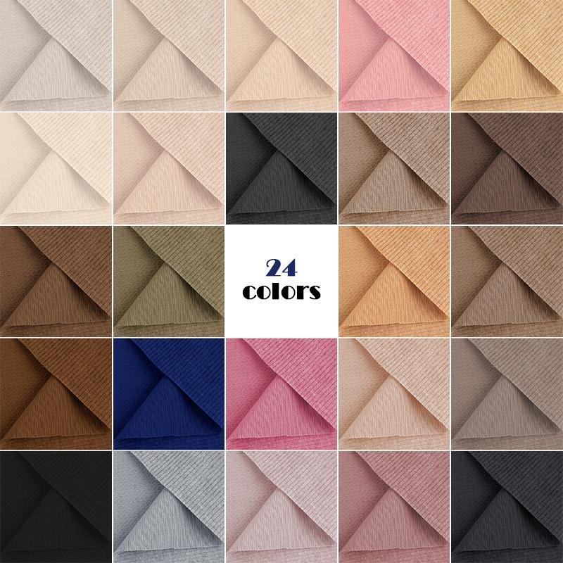 100x160cm Elastic Imitation Cashmere Knitted Fabric Woolen Spandex Thick Rib Fabric For Diy Sewing Winter Warm Cardigan Sweaters