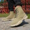 Anti-spark Welder Shoes Men's High Top Work Safety Boots Puncture Proof Construction Safety Shoes Men Platform Boots