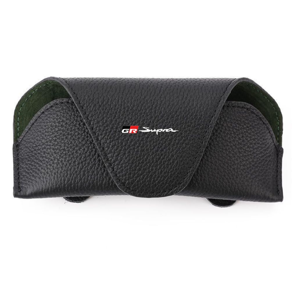 ROOSEND GR Supra Car Glasses Compatible with 80 Series RZ and Large Capacity Sunglasses Storage Stylish Car Eyeglasses Holder for Sun Visor Compatible чёрный