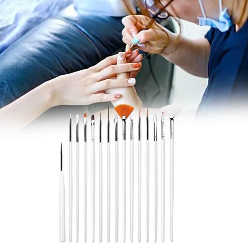 Nail Pen Polish Set Nails Brush Painting Pen Complete Set Durable Gift Tools