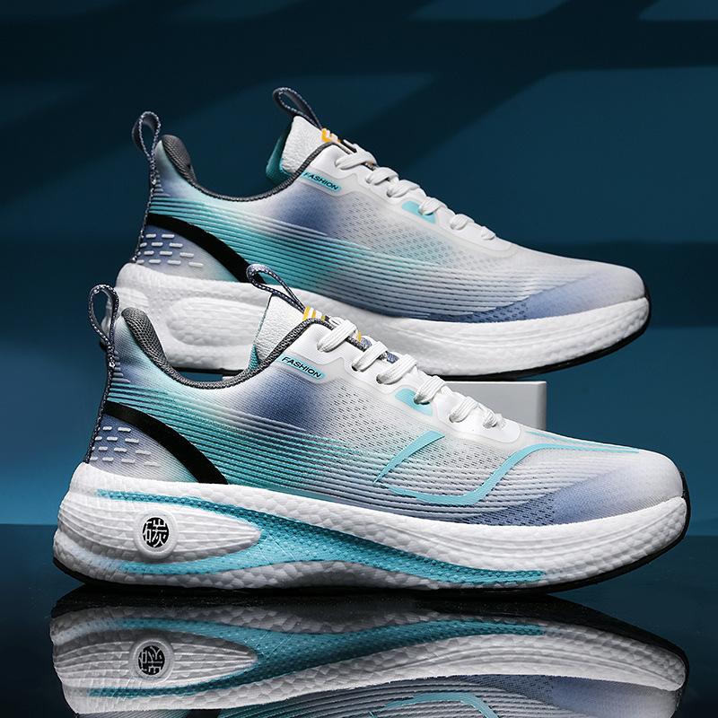 Men's shoes spring men's shoes popcorn sports leisure breathable ultra-light shock-absorbing running shoes sports tide shoes