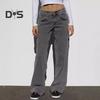 Wide Leg Jeans for Women High Waist Stretchy Denim Pants with Pockets Casual Straight Leg Jean Trousers