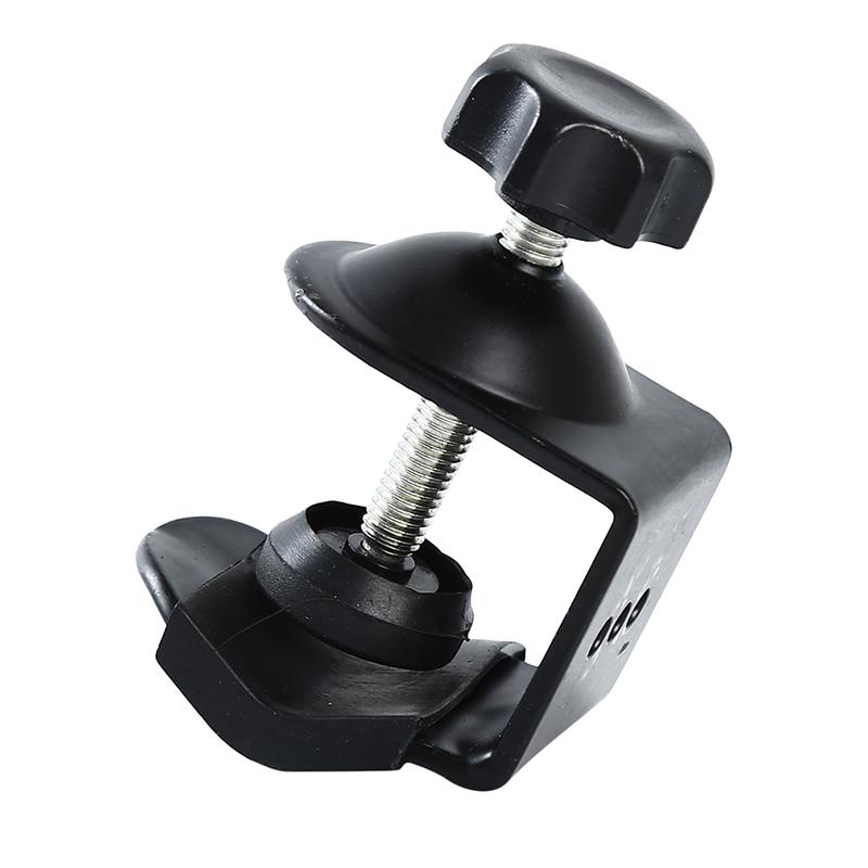 U Shaped Flashlight Clip Mount Clamp Metal U-shaped Rotary Ball Head Clamp Photographic Equipment