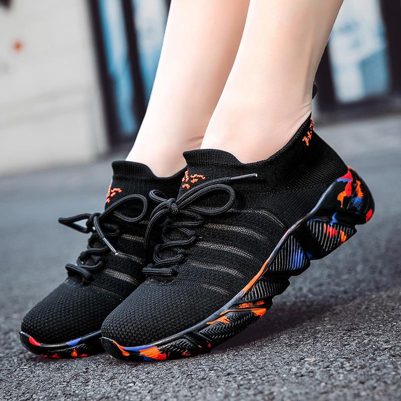 Fashion Women Sneakers Breathable Fashion Running Shoes Comfortable Casual Shoes Unisex Men Tenis Masculino Lightweiht Sports Shoes