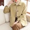 XUEXI Elegant Spring Double-faced Wool Coat