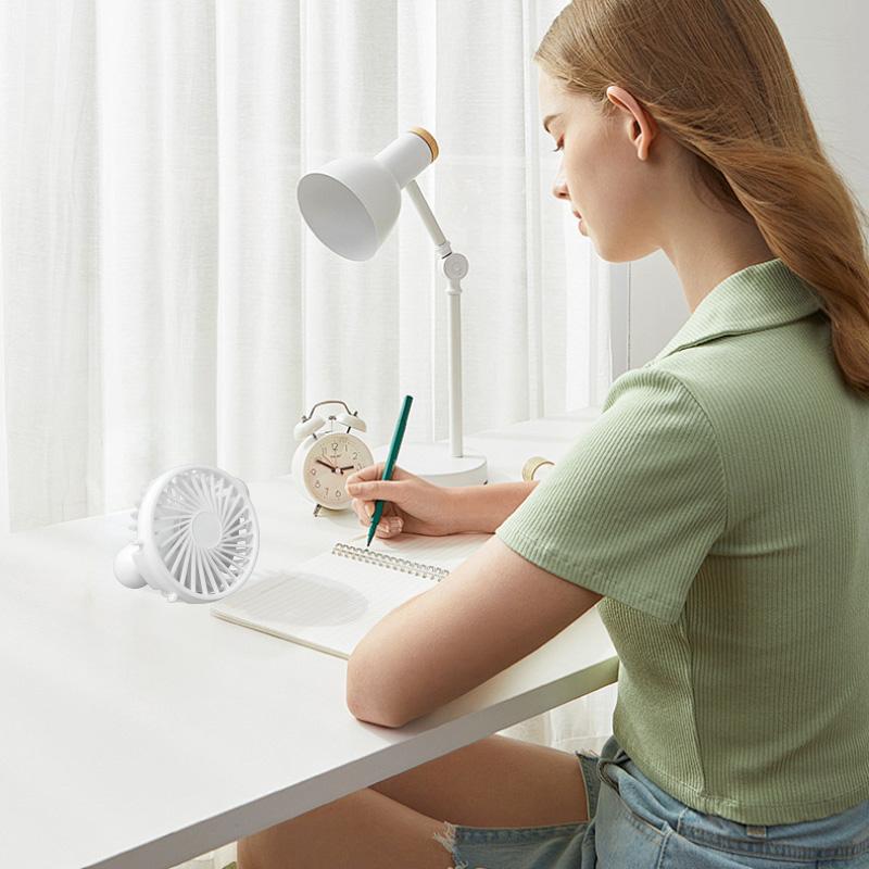 2025 New Handheld Charging Fan Cute Small Student Adjustable Rotation Fan Portable Mini USB Fans Home Electric Fans Dropshipping
