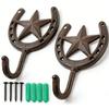 Classical Western Decors Iron Wall Hook Set Functional And Fashionable Retro Home Accessory For Entryway Or Bedroom Use