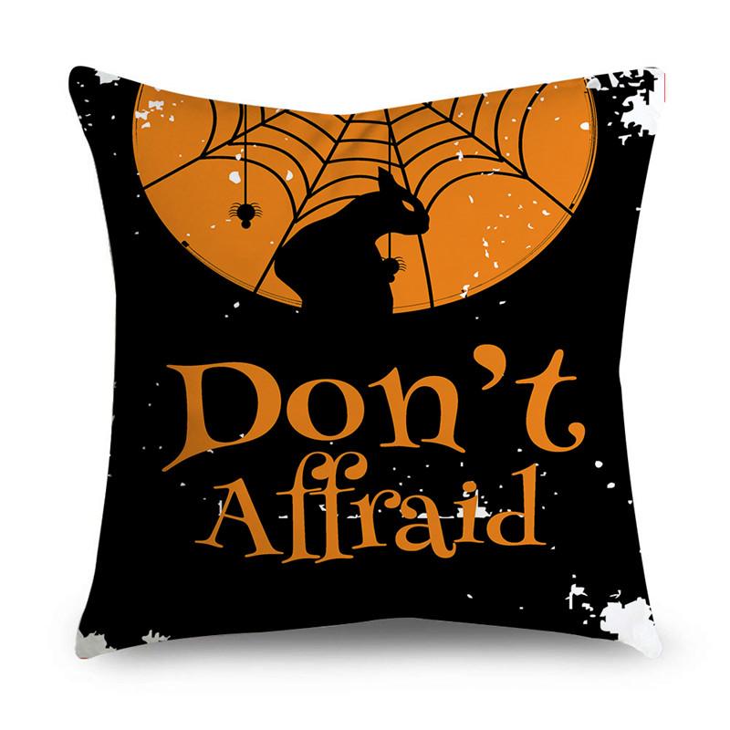 Easter Happy Halloween Horror Pumpkin Print Pattern Cushion Cover Home Living Room Sofa Decoration Pillow Cover