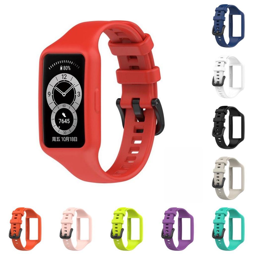 Silikon-Sportarmband mit Vollabdeckung für Huawei Honor Band 6 Stilvoll und Langlebig!