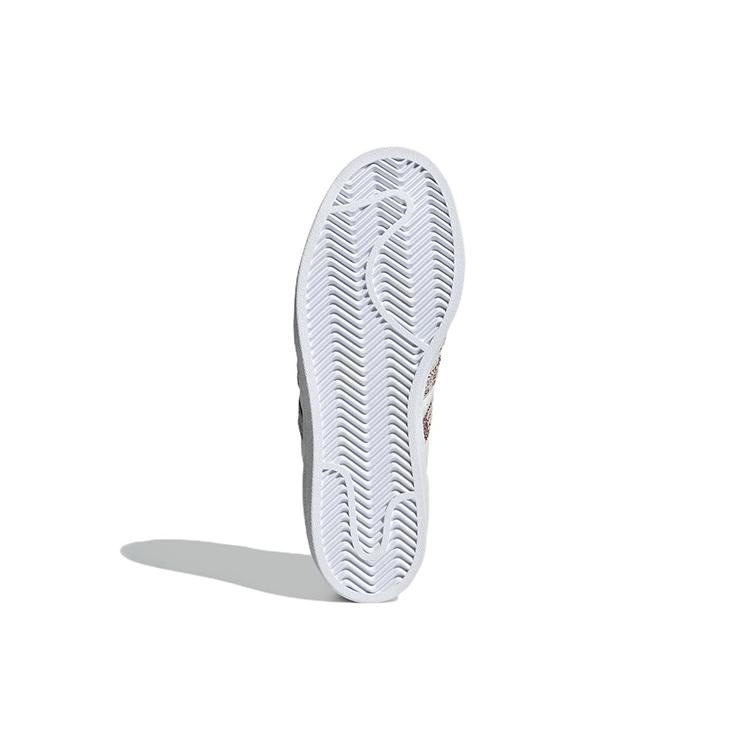 Adidas Superstar Shoes 'Plaid White' Women's GX2180