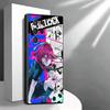 Blue L-Locks Chigiri Hyoma Soft Phone Case for Samsung Galaxy S26 S25 Edge S24 Ultra S23 Plus S22 S21 FE S20 Black Cover Back Sh