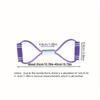 Figure 8 Fitness Resistance Band with Anti-slip Handle Portable Men Women Arm Shoulder Stretch Strength Training Exercise Elastic Strap Tension Rope