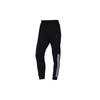 Retro Sports Style Cuffed Long Pants Women Bottoms Black GF0156