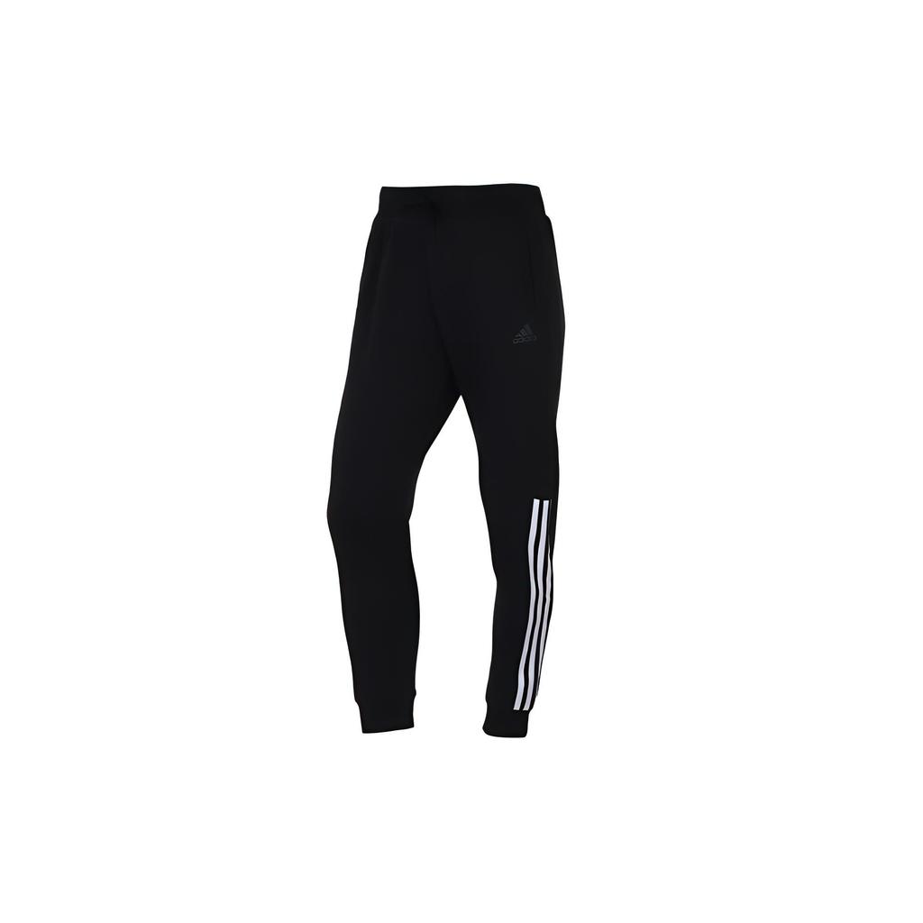 Adidas Retro Sports Style Cuffed Long Pants Women Bottoms Black GF0156