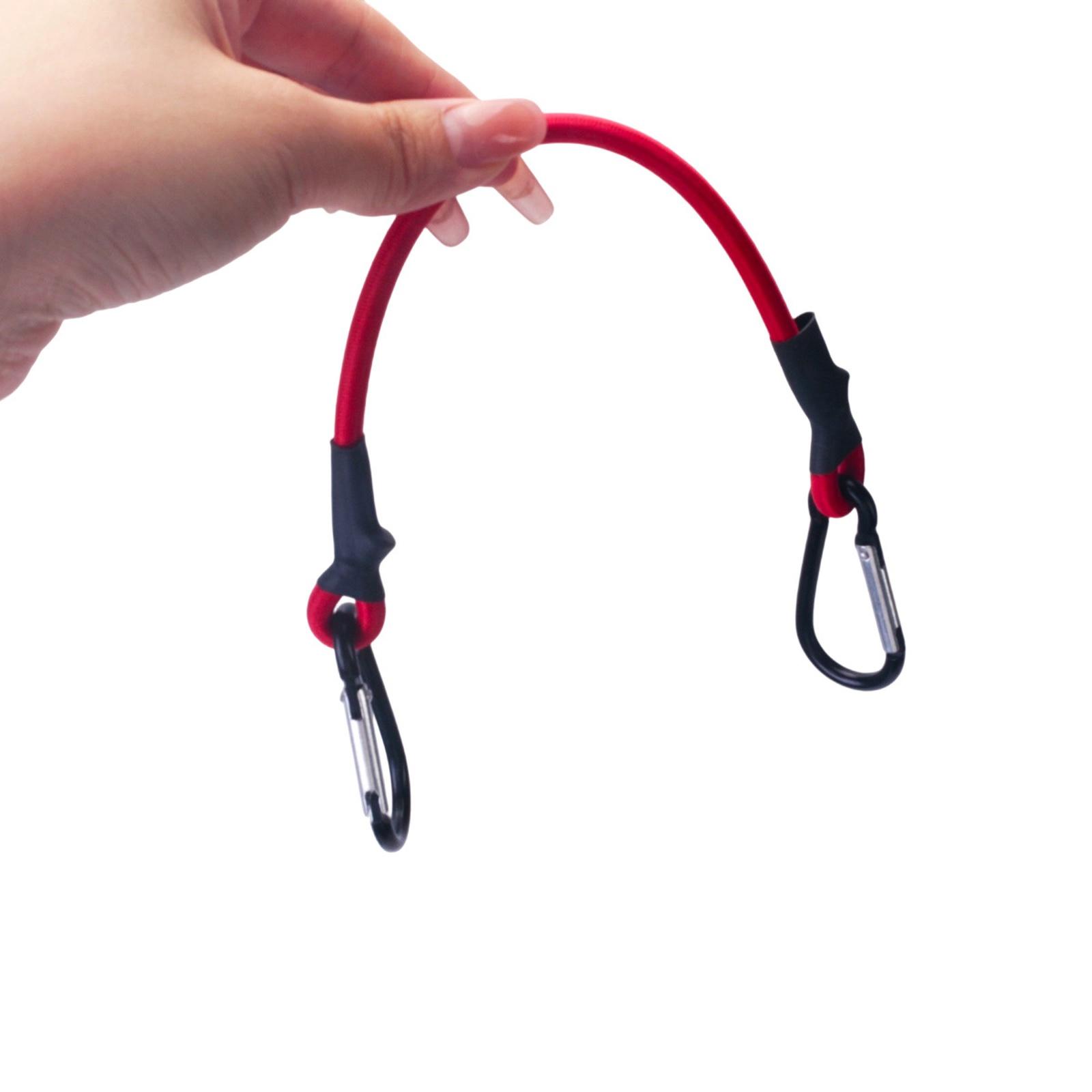 

Inch Bungee Cords with Hooks, 4 Pack Superior Rubber Heavy Duty Bungee Straps Strong Elastic Rope for Outdoor Tent, Luggage Rack, Camping, Cargo one size
