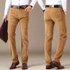 2026 Autumn And Winter New Long Pants Corduroy Men'S Elastic Business Casual Pants Men'S Striped Regular Straight Leg Pants Trend