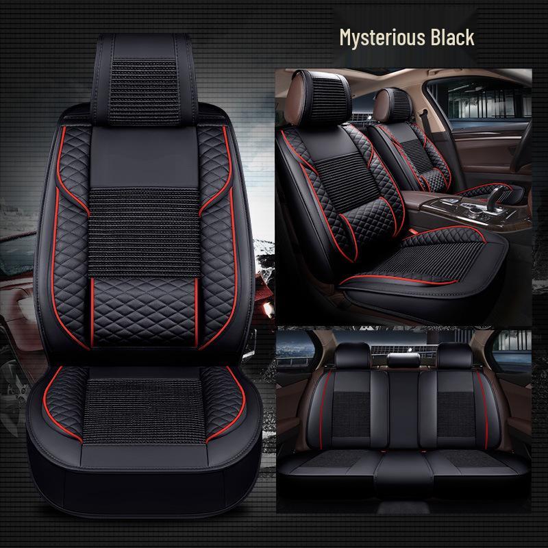 Ice Silk Full Cover Car Seat Cushion Set for Civic, Cruze, Corolla, Haval M6F7, MG ZS, Accord.