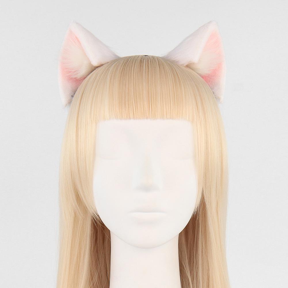 Cosplay Cute Cat Ears Headband - Adjustable, Lifelike Accessory for Costumes