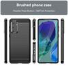 For Samsung Galaxy M55 5G/C55 5G/F55 5G Brushed Phone Case Carbon Fiber Texture Soft TPU Cover