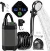 Portable Electric Shower Head Set for Outdoor and Home Use
