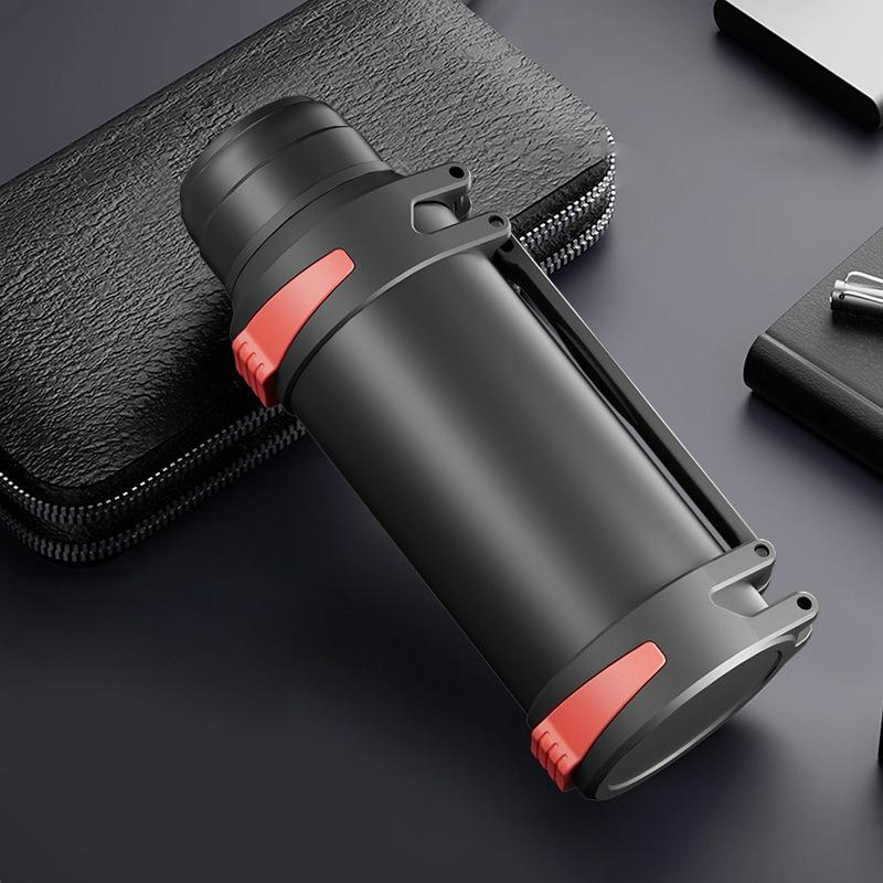 Large-capacity Thermos Pot 304 Stainless Steel Portable Outdoor Travel Pot Male Car Thermos Kettle Household Thermos Cup