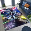 Tappeto Robot Cartoon Gundam Retrò Stile 27 per Camera da Letto Soggiorno Divano Casa Zerbino Decorazione, Tappetino Pavimento Grande Antiscivolo per Bambini Regalo
