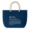 Beach Bag - PLANETEE - Julia - Rope Handle - Large Size - Customizable