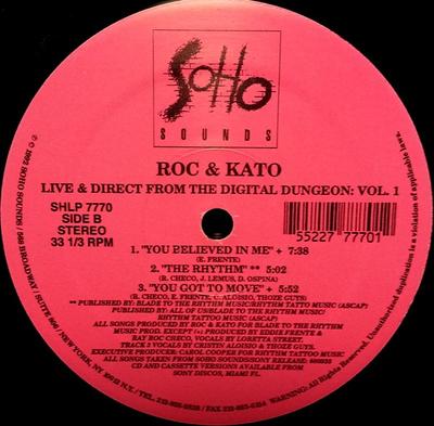 12inch Record ROC & KATO - Live And Direct From The Digital Du SHLP7770 SOHO 1992 US Dance & Electronica Used