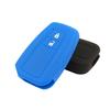 Smart Key Cover, Silicone Scratch Prevention Protection, 2 Set, Compatible with Toyota Prius 50 Series C-HR (Black, Blue)