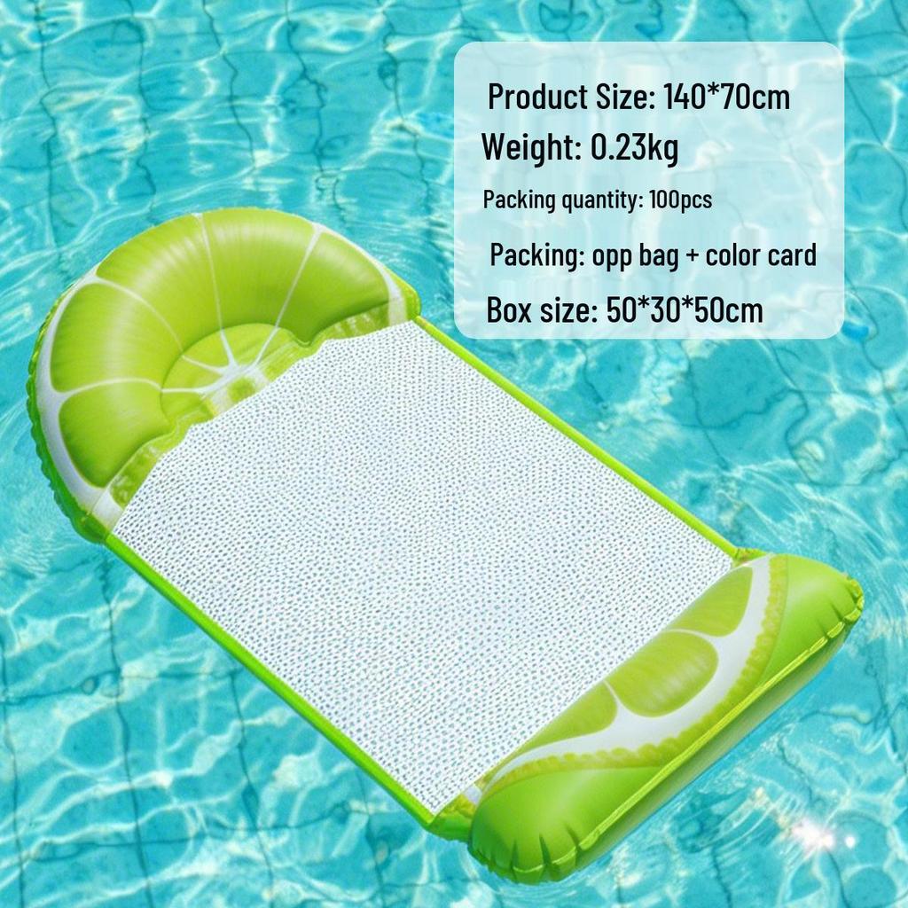 Z 4-Tube Inflatable Raft: Foldable Outdoor Lounge Chair & Water Hammock