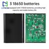 3 18650 Power Bank Battery Box Solder-Free DIY kit DC5V 12V Dual Output Series Mobile Power Bank Housing With Switch DC5.5*2.1mm