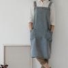 Elegant Kitchen Cooking Apron Oil-Proof Artist Flower Shop Apron Ladies Denim Apron  Restaurant Use