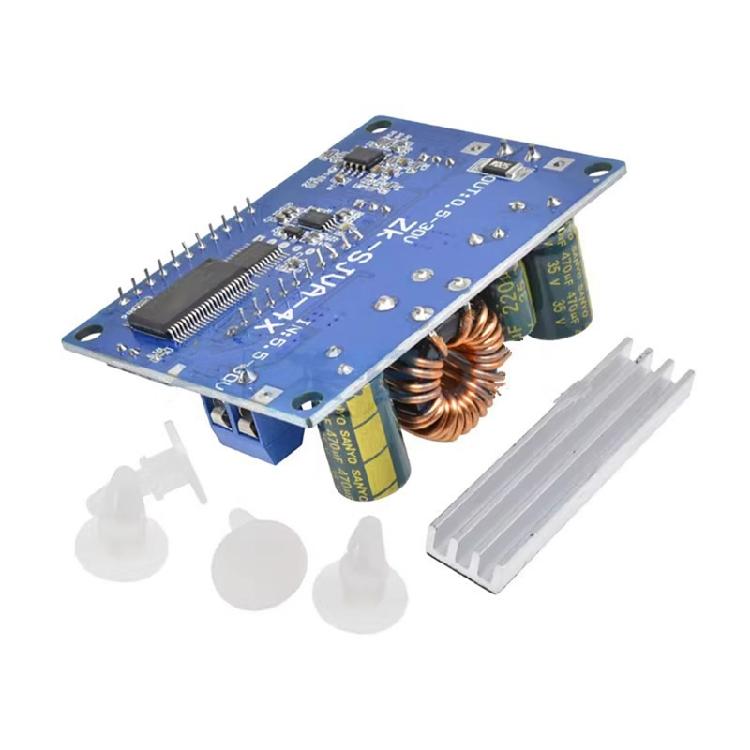 Reliabled Power Module Featuring LCD Display for Voltages Current Power Monitoring Adjustable Voltages 0.5 30V Current