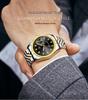 Tycoon Gold Leuchtende Herrenuhr - Lupe Kalender, Bestseller, Grenzüberschreitende Partneroption