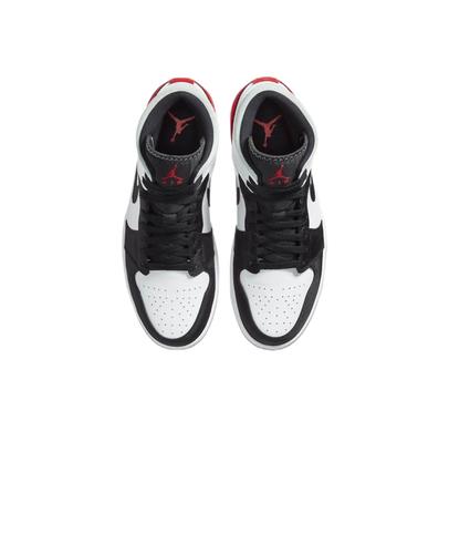 Air Jordan 1 Mid SE Red Black Toe Jordan 1 AJ1 Mid SE Red Black 852542-100