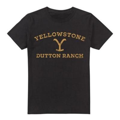 T-shirt pour homme Yellowstone avec logo arqué