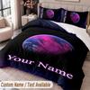 Custom Name Text 3Pcs Bedding Set Coldplay Duvet Cover And Two Pillowcases