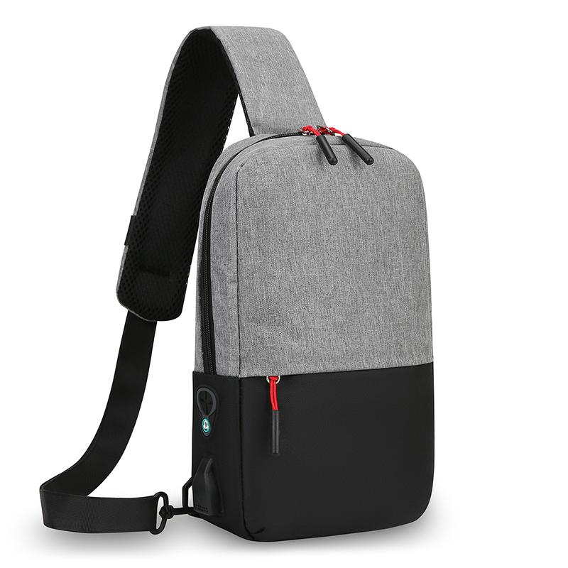 

Waterproof Oxford Crossbody Bag - Men s Chest Sling Backpack, Compact Shoulder Messenger Bag, Travel & Outdoor Hiking Pack