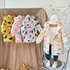 Giubbotto Piumino Bambini Bambine Cappotti Invernali Vestiti per Bambini Cappotto Antivento con Cappuccio per Bambini 2-7 Anni Cotone Caldo Capispalla