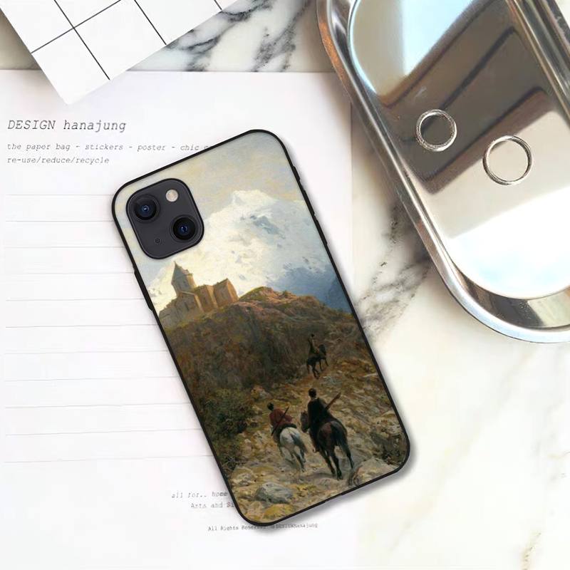 

Чехол для телефона «Кавказ» для iPhone 11 12 Mini 13 14 15 Pro XS Max X Plus SE XR Shell iPhone14pro