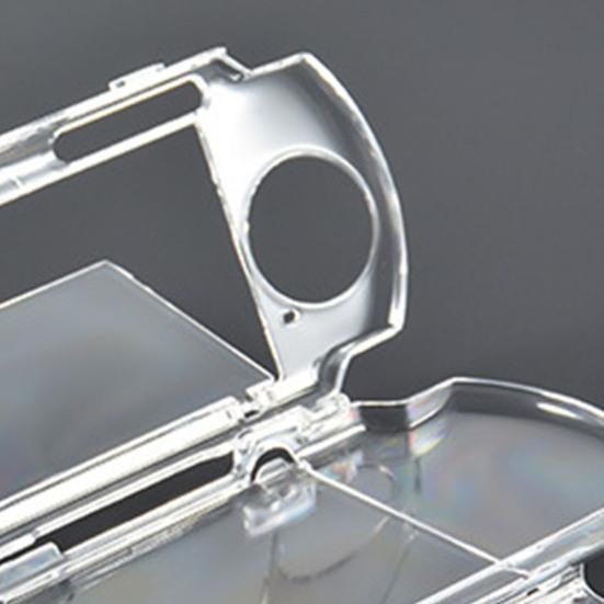 Game Console Faux Crystal Case Easy Installation Perfect Fitting Game Accessories Clear Faux Crystal Game Console Shell for PSP2000/3000