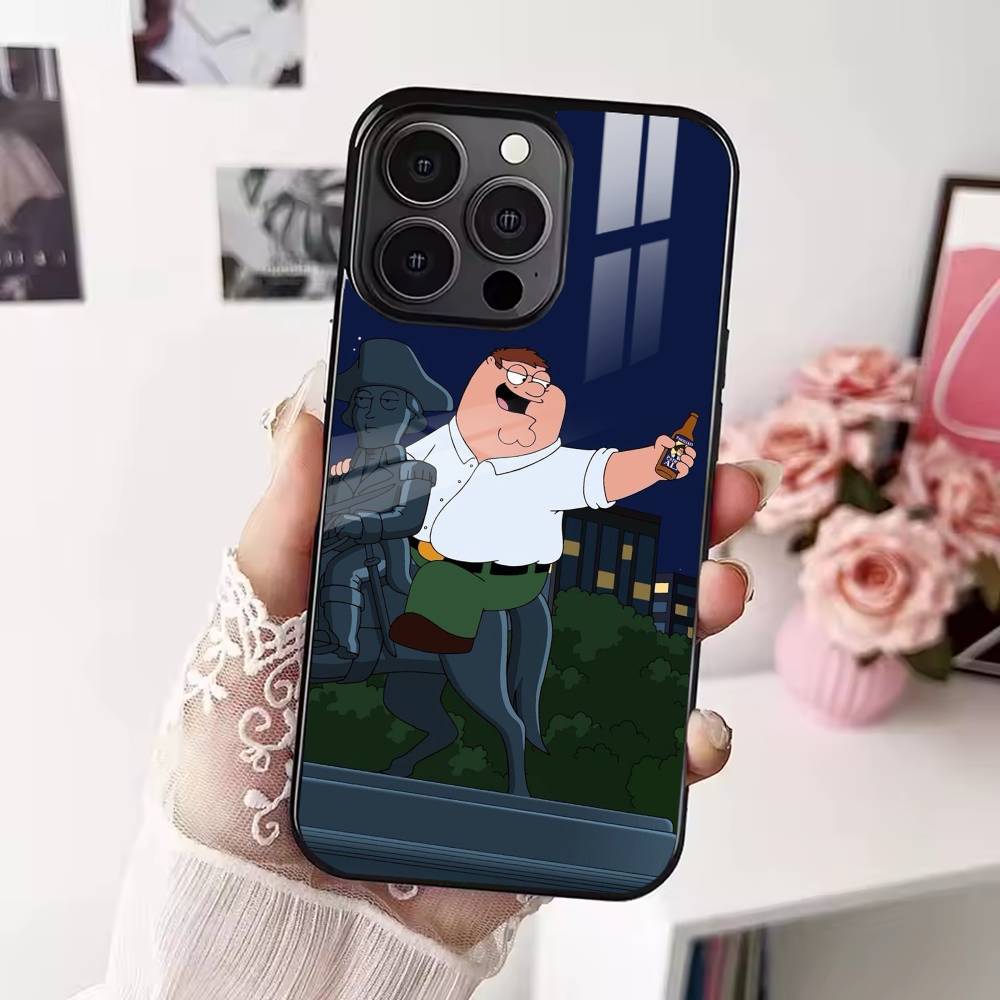 Cartoon F-Family Funny Guy Phone Case For iPhone 17,16,15,14,13,12,Plus,Pro,Max for Magsafe Magnetic Wireless Charging