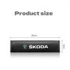 ABC3  2Pcs Car Seat Belt Cover Shoulder Protector Cushion Pad for Skoda Octavia 2 3 Fabia Superb Rapid Kodiaq Karoq Auto Accessories