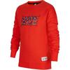 Nike Club NSW Fleece Crewneck Casual Long Sleeve Kids Tops Red DH1385-606