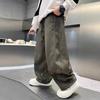Boys’ Trousers – Spring/Autumn Style, Large Sizes: Spring Wide-Leg Cuffed Trousers – Boys’ Spring Casual Trousers – Trendy
