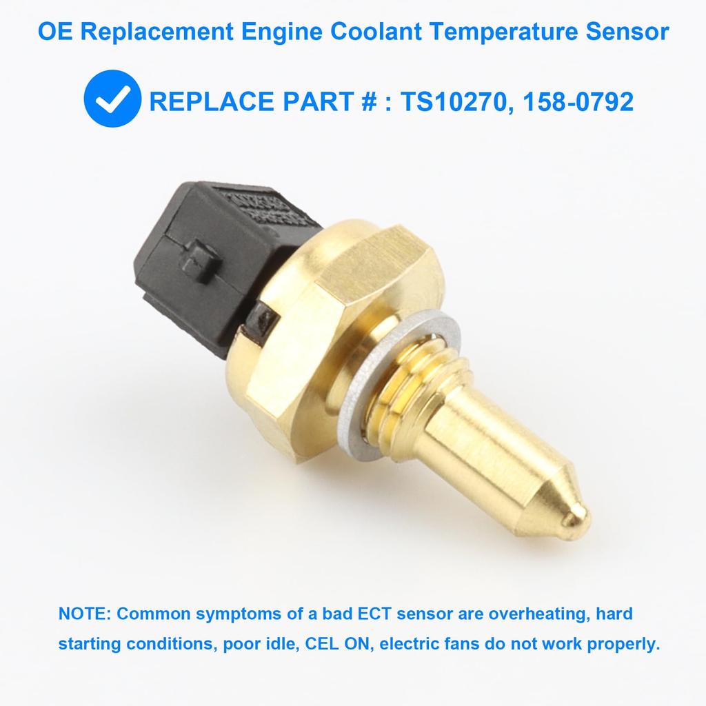 Temperature Sensor, ECT Temperature Sensor Replacement 158-0792 BMW - 128i 320i 325i 325xi