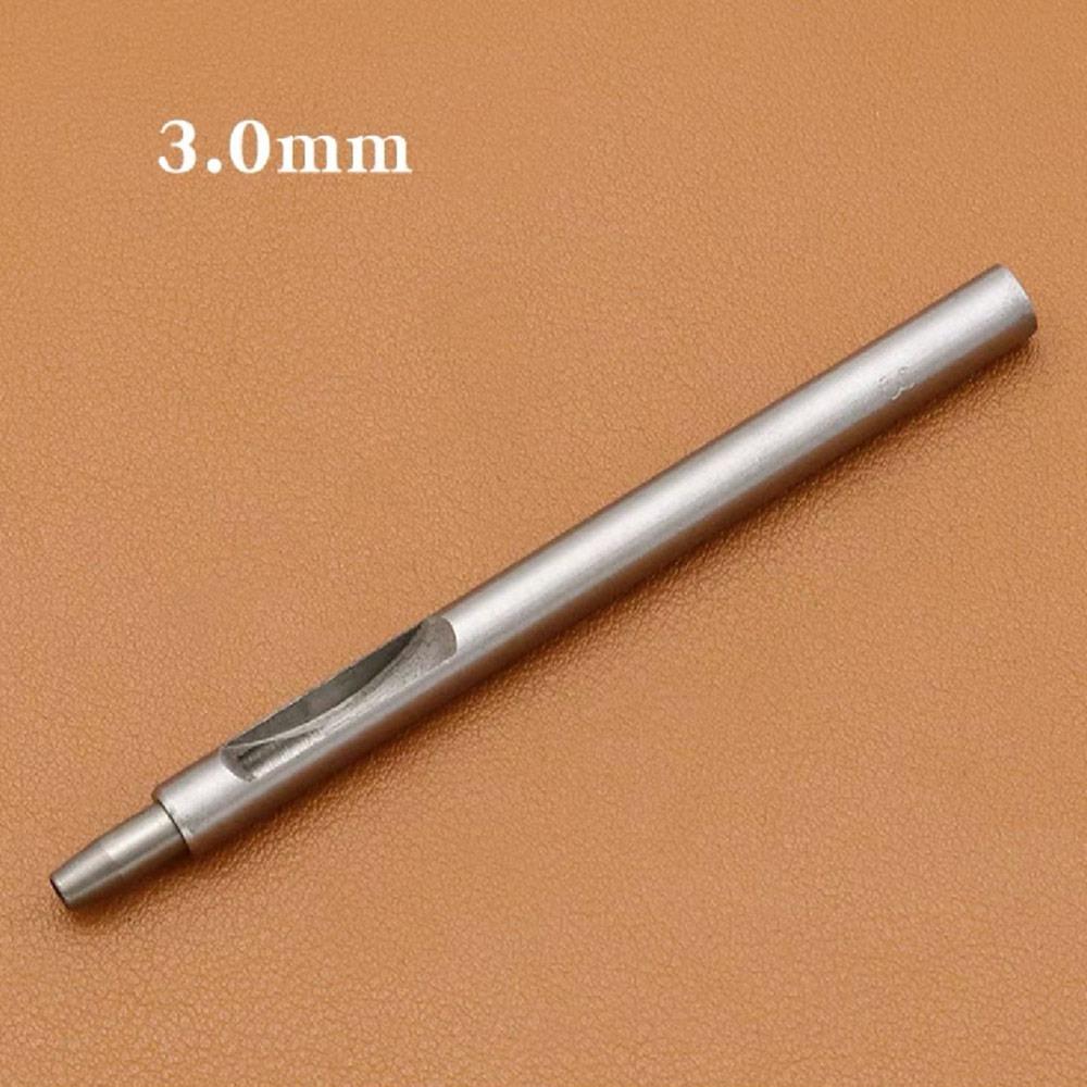 1Pcs Alloy Steel Round Hole Puncher DIY Straight Head Leather Craft Tool 0.5-10mm Leather Punch Sewing Bag Shoes Belt Watch Band