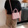 Summer New Fashion Simple Small Square Bag Retro Handbag Casual Crossbody Bag Popular Bag for Women