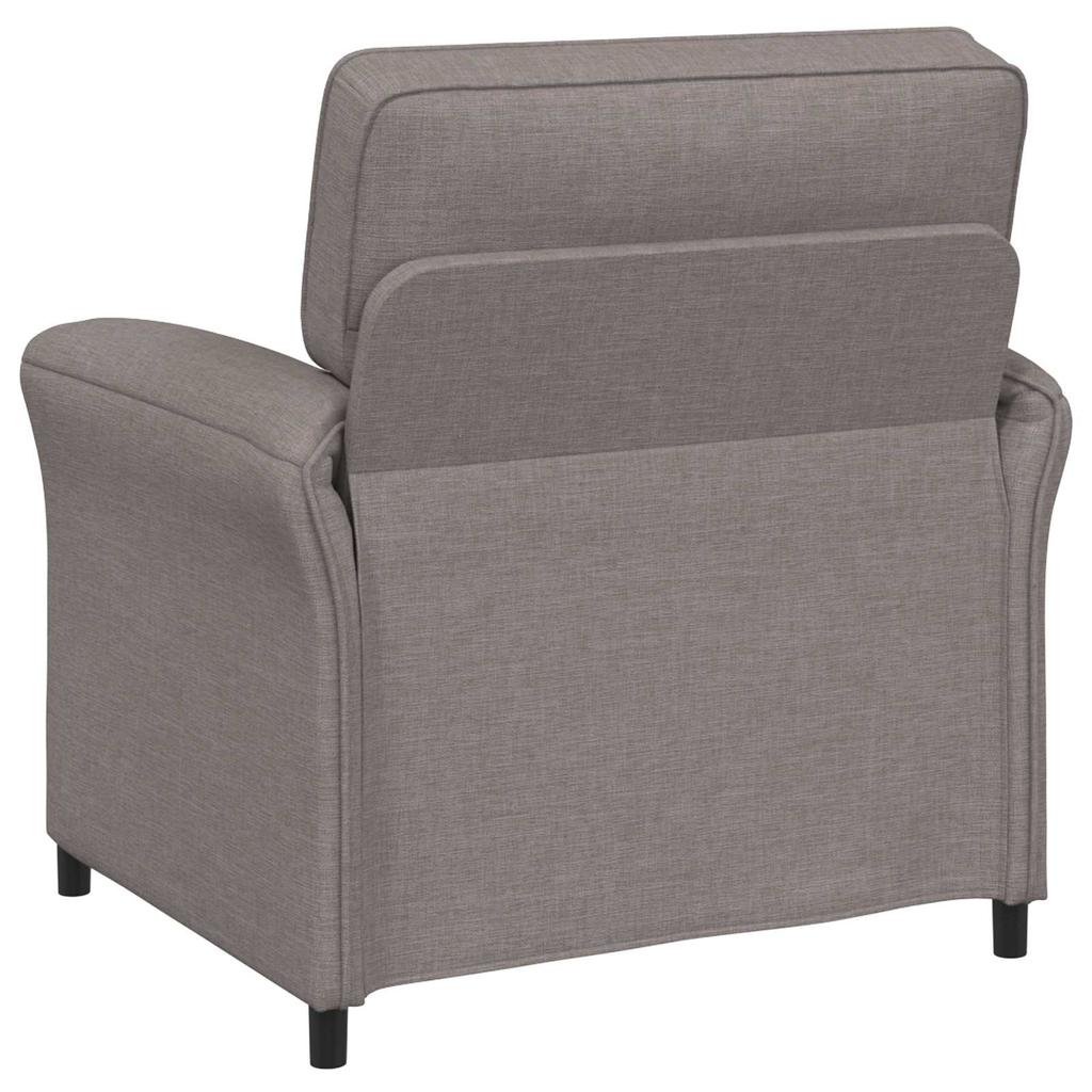 Sofa Set 2 pcs. Taupe Fabric