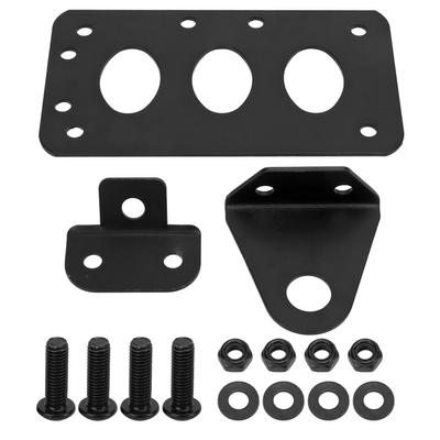 Universal Motorcycle Brake Light Bracket Kit Side Mount Tag License Plate Holder Replacement for